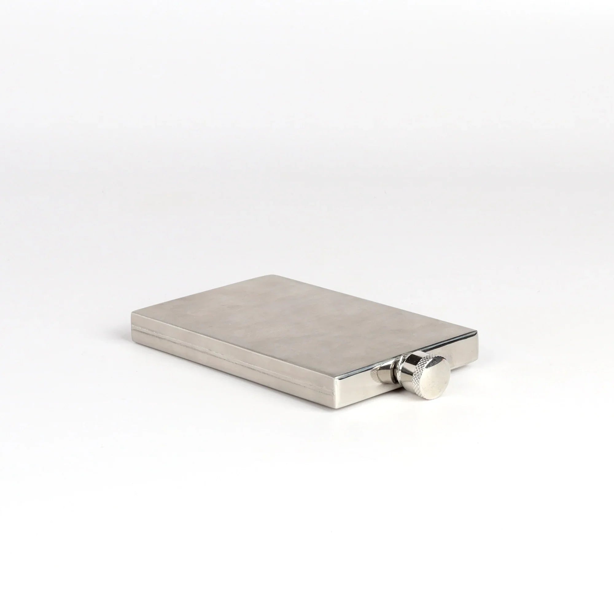 Hip Flask 3oz Square in Stainless Steel
