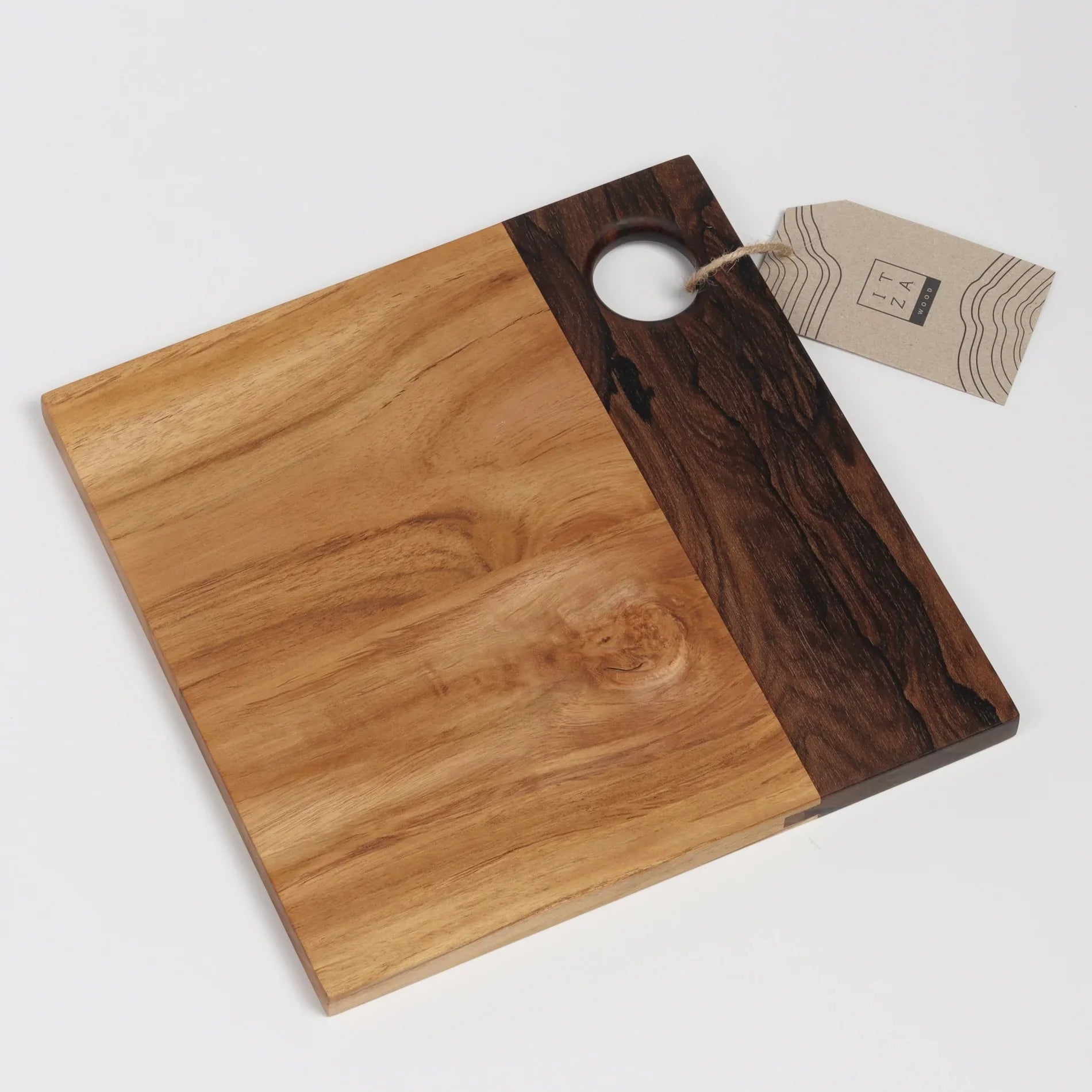 Guatemalan Wood Serving Board Square