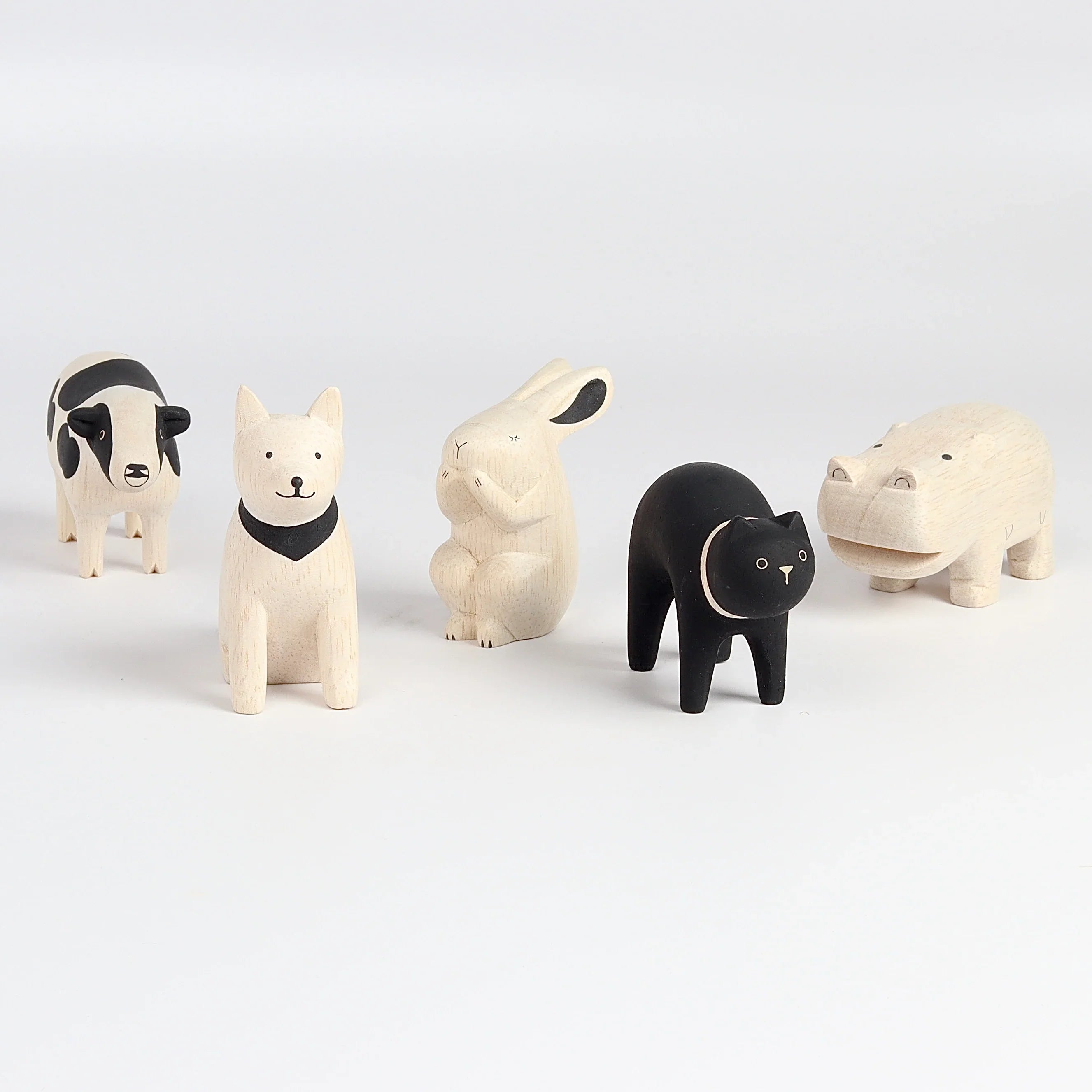 T-Lab Wooden Animals Web Selection