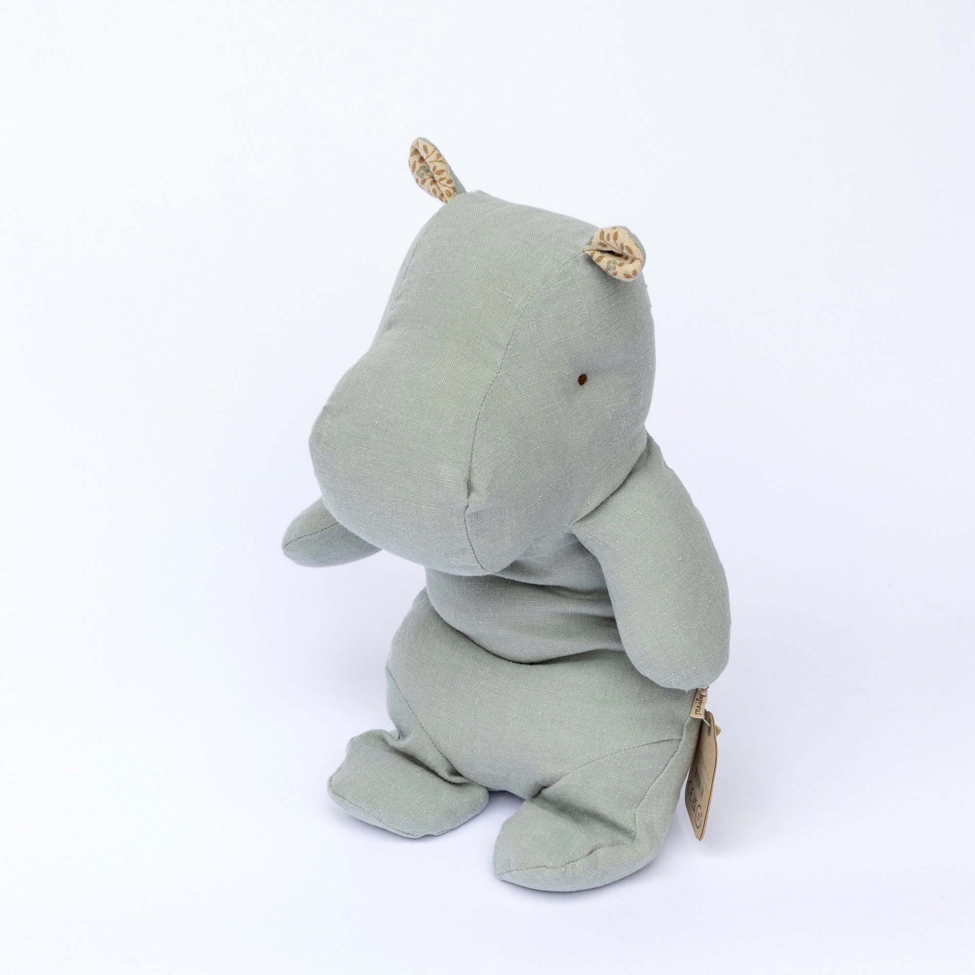 Medium Hippo in Blue Grey